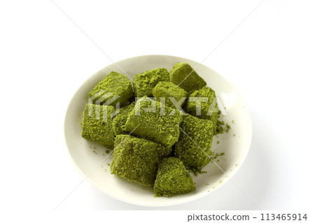 Matcha Warabi Mochi Matcha Warabi Mochi 113465914