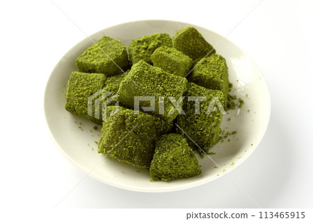 Matcha Warabi Mochi Matcha Warabi Mochi 113465915