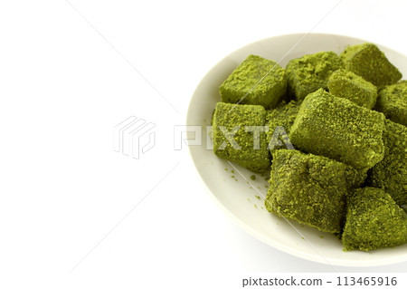 Matcha Warabi Mochi Matcha Warabi Mochi 113465916