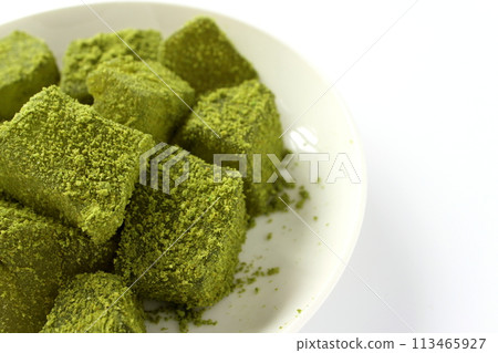 Matcha Warabi Mochi Matcha Warabi Mochi 113465927