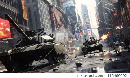 Two Tanks in the Street Two Tanks in the Street 113466092
