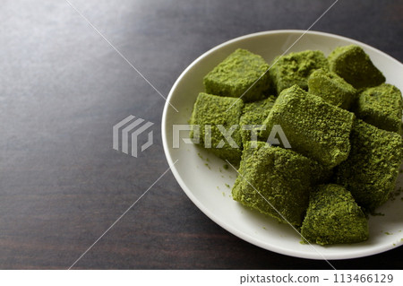 Matcha Warabi Mochi Matcha Warabi Mochi 113466129