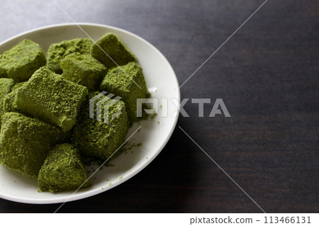Matcha Warabi Mochi Matcha Warabi Mochi 113466131