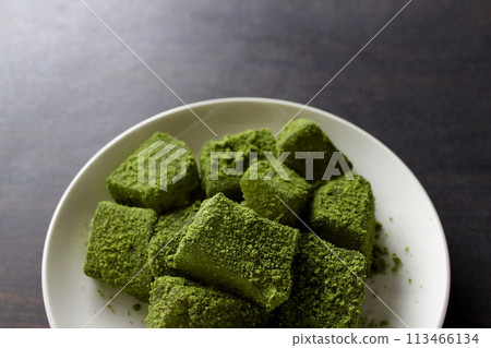 Matcha Warabi Mochi Matcha Warabi Mochi 113466134