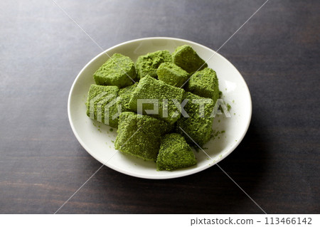 Matcha Warabi Mochi Matcha Warabi Mochi 113466142