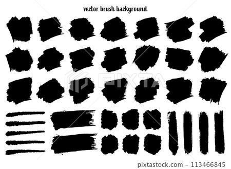 Brush design material written with a brush 113466845