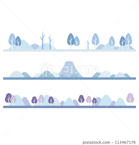 森林/山脈背景素材 森林/山脈背景素材 113467176