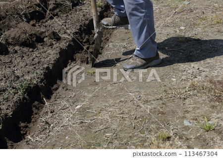 Culvert drainage pipe construction Culvert drainage pipe construction 113467304