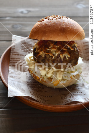 乳酪漢堡 113467874