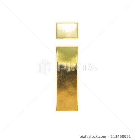 金色小寫字母“i” 金色小寫字母“i” 113468931