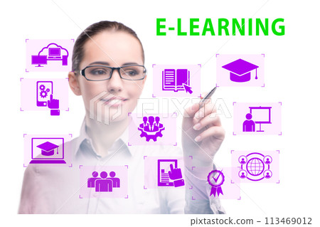 E-learning concept as modern way of education E-learning concept as modern way of education 113469012
