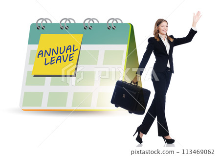 Concept of annual vacation and leave Concept of annual vacation and leave 113469062