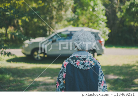 Elderly driving and leisure Elderly driving and leisure 113469251