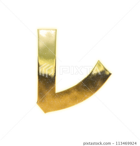 Golden Katakana "Re" 113469924