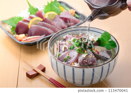 南紀勝浦港生鰹魚茶泡飯 南紀勝浦港生鰹魚茶泡飯 113470041