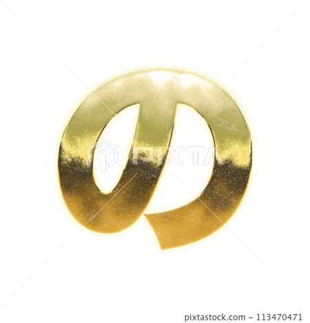Golden Hiragana "no" Golden Hiragana "no" 113470471