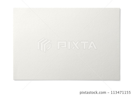 Postcard size white Japanese paper background texture 113471155