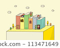 Child and book (3D) 113471649