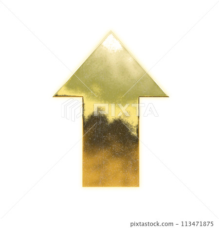 金色向上箭頭 金色向上箭頭 113471875