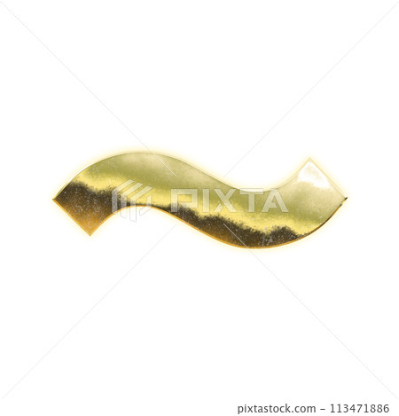 Golden wave mark 113471886