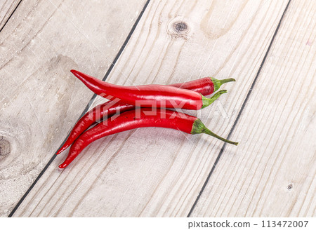 Hot and spicy chili pepper Hot and spicy chili pepper 113472007