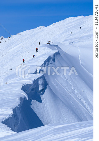 冬天的谷川山/隱木美美（群馬縣國界嶺步道） 113472641