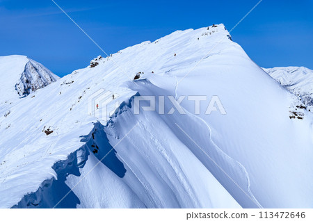 Winter at Mt. Tanigawa and Oki no Mimi (Gunma Prefectural Border Ridge Trail) 113472646