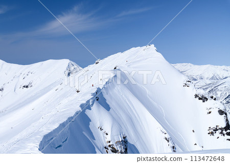Winter at Mt. Tanigawa and Oki no Mimi (Gunma Prefectural Border Ridge Trail) 113472648