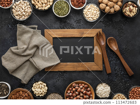 Peanut,hazelnut,walnut,almonds,pistachio,sunflower,pumpkin,chia,pecan and cashew mixed healthy nuts Peanut,hazelnut,walnut,almonds,pistachio,sunflower,pumpkin,chia,pecan and cashew mixed healthy nuts 113472683