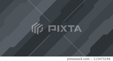 Dark Grey Trendy Abstract Tech Futuristic Gaming Vector Background. Vector illustration Dark Grey Trendy Abstract Tech Futuristic Gaming Vector Background. Vector illustration 113473248