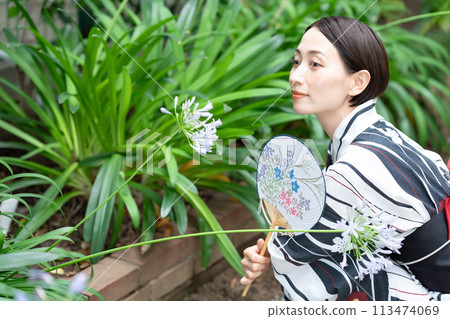 Yukata middle-aged women Yukata middle-aged women 113474069