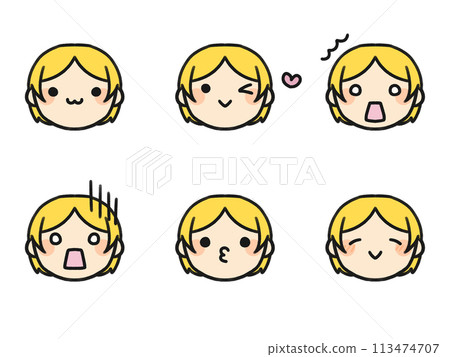 中間分開，各種表情設置 113474707