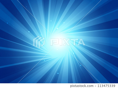 漩渦狀旋轉的藍線背景 113475339