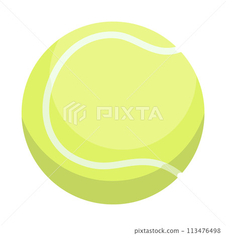 Tennis ball. Realistic sport ball vector illustration isolated on transparent background Tennis ball. Realistic sport ball vector illustration isolated on transparent background 113476498