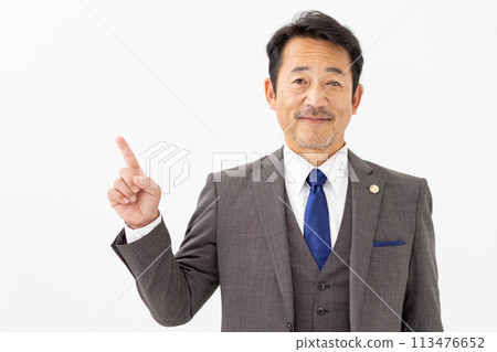 Businessman Lawyer Points 113476652