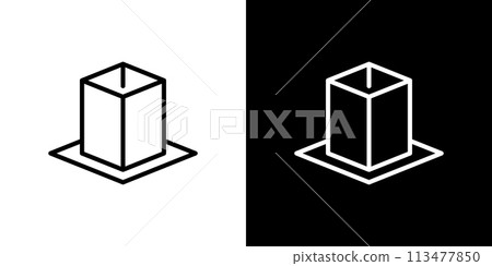 Simple line drawing icon of Shoronagashi 113477850