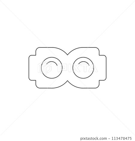 binocular logo binocular logo 113478475