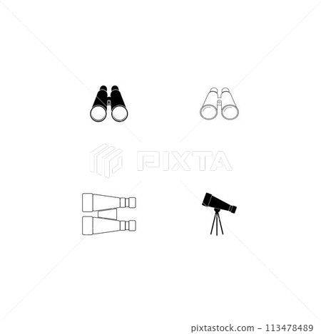 binocular logo 113478489