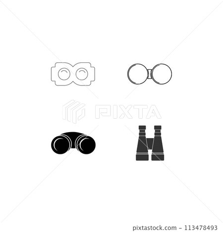 binocular logo 113478493