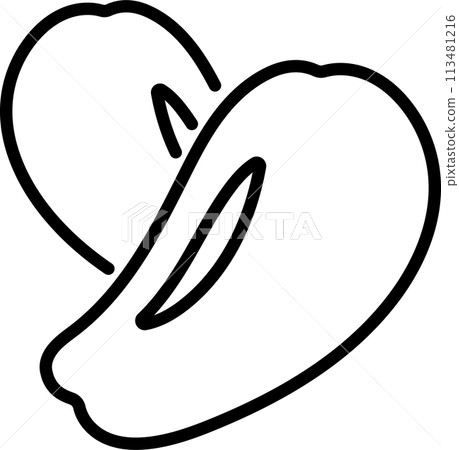 Cashew nut icon 113481216