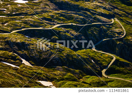 Road to Dalsnibba mountain, Norway 113481861
