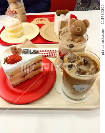 Sweets I had at a cafe in Seoul, Korea Sweets I had at a cafe in Seoul, Korea 113483393