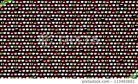 簡單的水平壽司圖案與平衡 (16:9) 類型第 7 部分 113483681