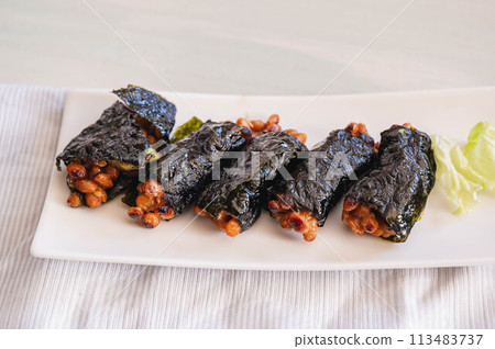 僅用納豆製成的海苔卷 113483737