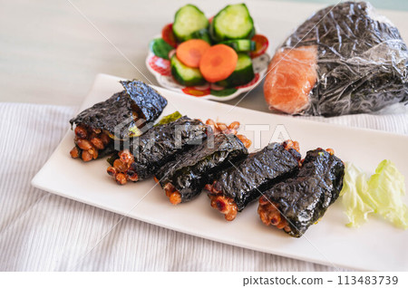 僅用納豆製成的海苔卷 113483739