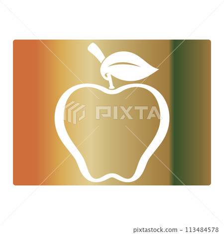 Gradient color apple background Gradient color apple background 113484578