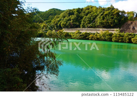 Kamimizu Dam, Onishi Dam, Gunma Prefecture, Fujioka City, Tone River System, Kanna River, Kamimizu Lake Kamimizu Dam, Onishi Dam, Gunma Prefecture, Fujioka City, Tone River System, Kanna River, Kamimizu Lake 113485122