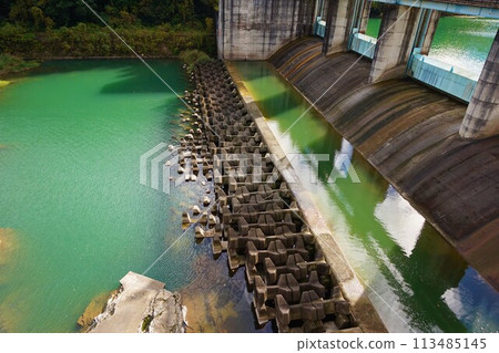Kamimizu Dam, Onishi Dam, Gunma Prefecture, Fujioka City, Tone River System, Kanna River, Kamimizu Lake Kamimizu Dam, Onishi Dam, Gunma Prefecture, Fujioka City, Tone River System, Kanna River, Kamimizu Lake 113485145