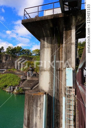 Kamimizu Dam, Onishi Dam, Gunma Prefecture, Fujioka City, Tone River System, Kanna River, Kamimizu Lake Kamimizu Dam, Onishi Dam, Gunma Prefecture, Fujioka City, Tone River System, Kanna River, Kamimizu Lake 113485183