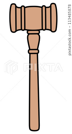 Gavel illustration 113485878